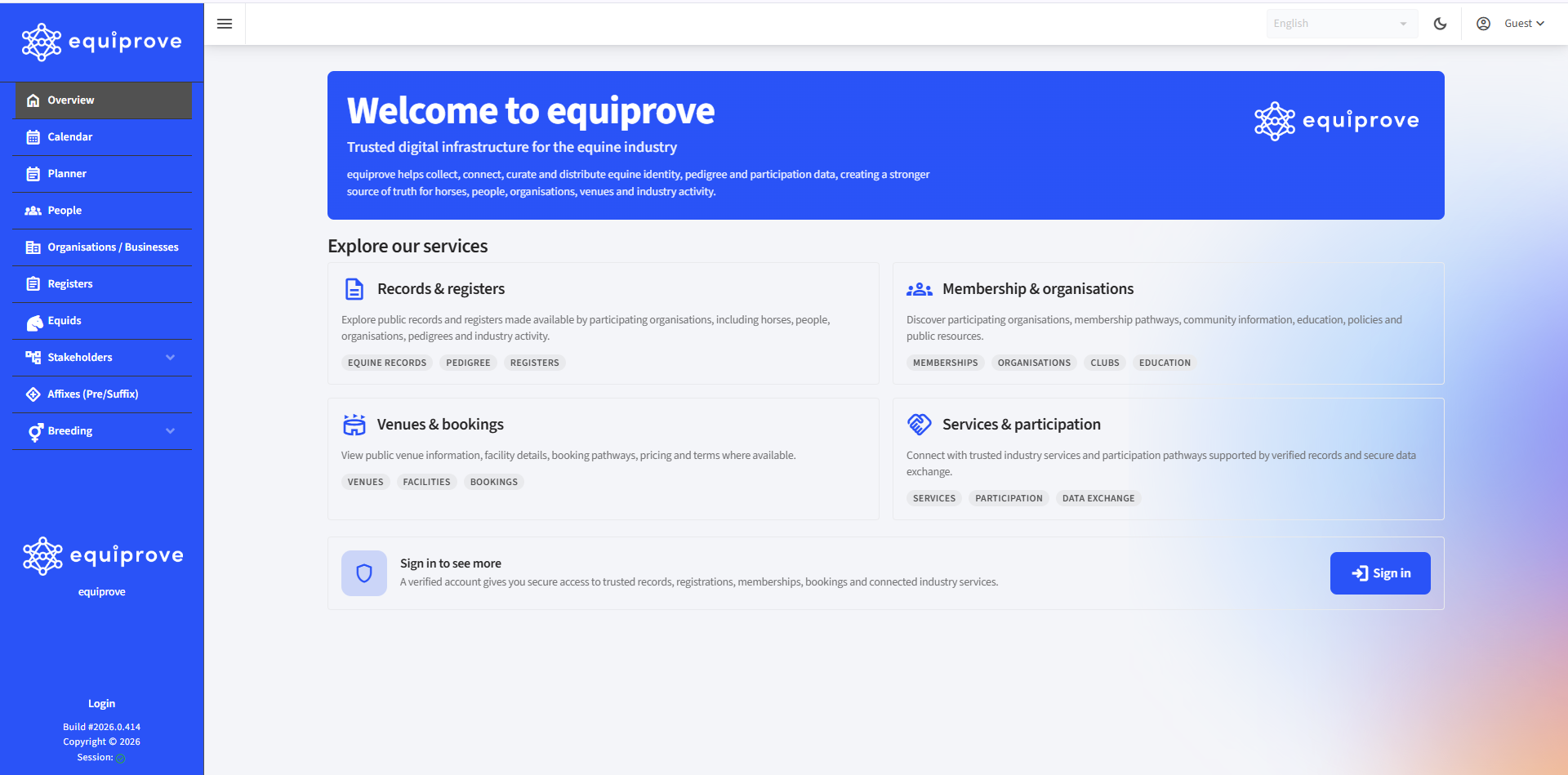 equiprove platform screenshot